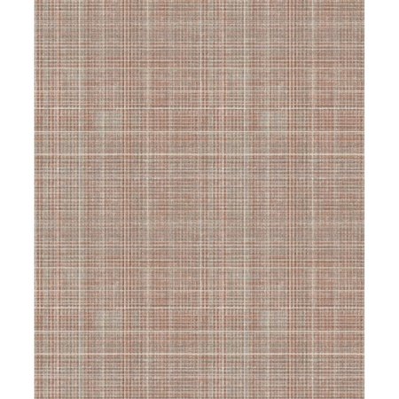 Tweed Non-Woven WallpaperRust